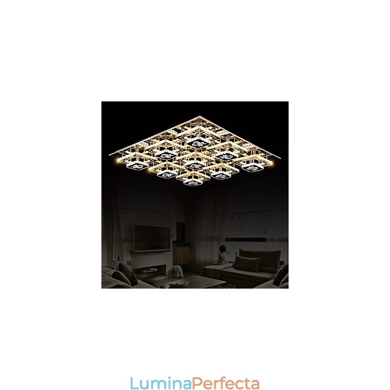 Pat de locuit modern contemporan din cristal montat la nivel pentru copii