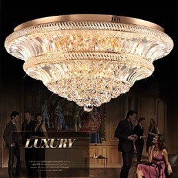 Modern Luxury 9Modern Crystal Plafoniera Absorb Dom Light Diametru 80CM