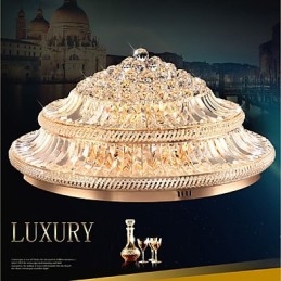 Modern Luxury 9Modern Crystal Plafoniera Absorb Dom Light Diametru 80CM