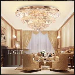 Modern Luxury 9Modern Crystal Plafoniera Absorb Dom Light Diametru 80CM