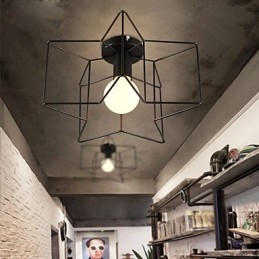 Lumini creative moderne pe verandă Pentagram pentru a absorbi lumina cupolului