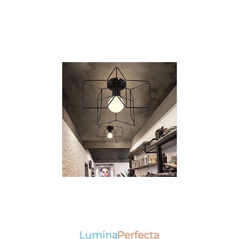 Lumini creative moderne pe verandă Pentagram pentru a absorbi lumina cupolului