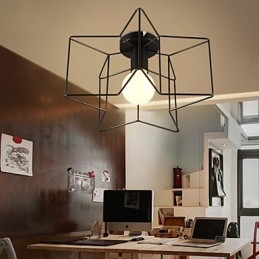 Lumini creative moderne pe verandă Pentagram pentru a absorbi lumina cupolului