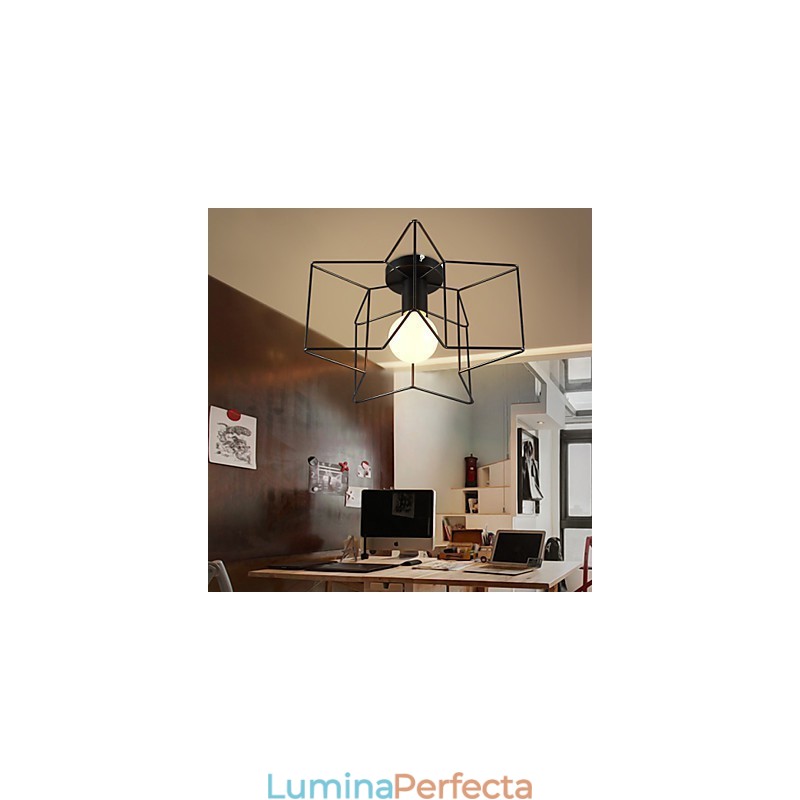 Lumini creative moderne pe verandă Pentagram pentru a absorbi lumina cupolului