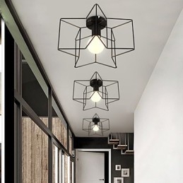Lumini creative moderne pe verandă Pentagram pentru a absorbi lumina cupolului