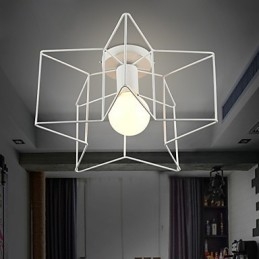 Lumini creative moderne pe verandă Pentagram pentru a absorbi lumina cupolului