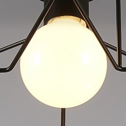 Lumini creative moderne pe verandă Pentagram pentru a absorbi lumina cupolului