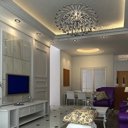 Plafoniera artistică cu 1 lumină