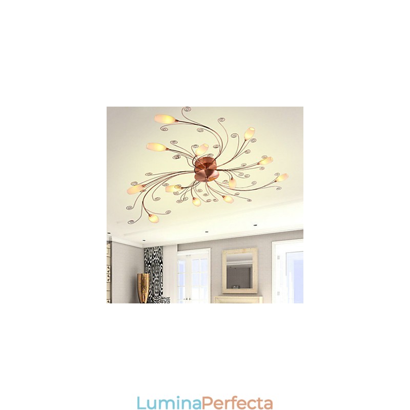 Lumini artistice din aluminiu cu 12 lumini