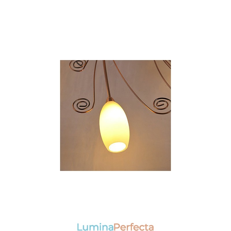 Lumini artistice din aluminiu cu 12 lumini