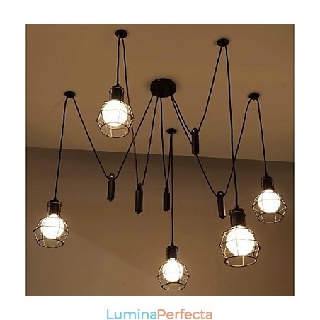 Tradițional Clasic Vintage Retro Lantern Country Mini Stil Pictură Metal Pendant Lampă de luat masa Tradițional Clasic Vintage Retro Lantern Country Mini Stil Pictură Metal Pendant Lampă de luat masa