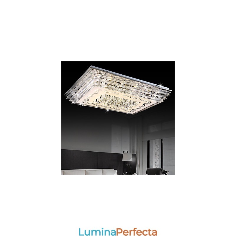 Lumină în trei culori cu montare încasată, cu telecomandă, sticlă modernă și contemporană