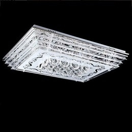 Lumină în trei culori cu montare încasată, cu telecomandă, sticlă modernă și contemporană