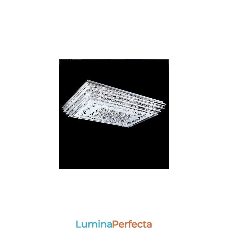 Lumină în trei culori cu montare încasată, cu telecomandă, sticlă modernă și contemporană