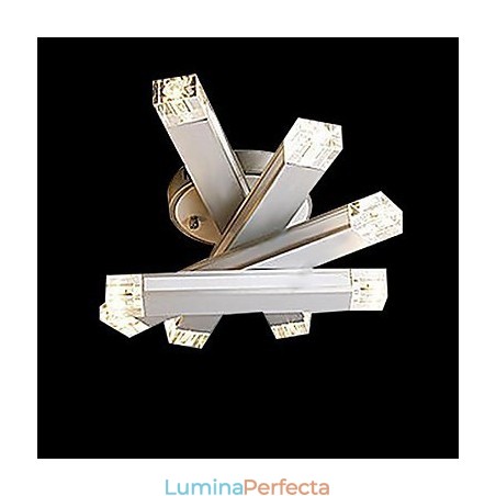 Montaj încastrat din metal modern contemporan Montaj încastrat din metal modern contemporan