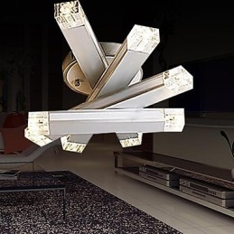 Montaj încastrat din metal modern contemporan