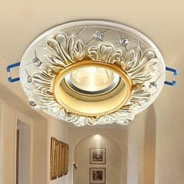 10 * 3,5 CM Lampă cu tub de tavan în stil european în stilul rural Absorb Dome Light Lamp