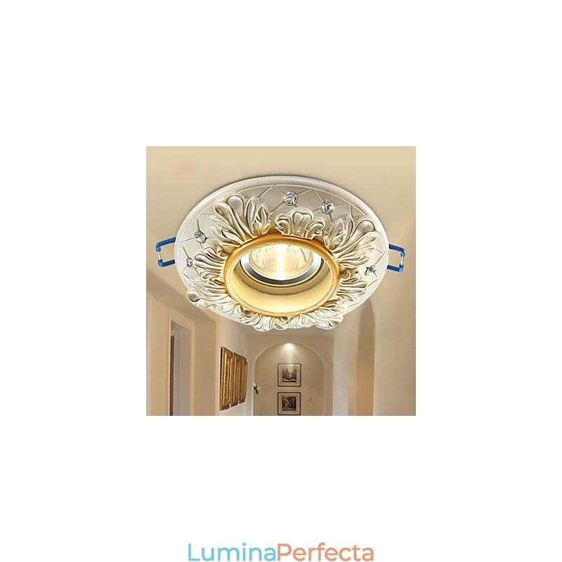 10 * 3,5 CM Lampă cu tub de tavan în stil european în stilul rural Absorb Dome Light Lamp
