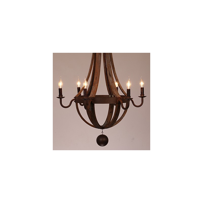 Candelabru 6 lumini Vintage Retro Country Living Sufragerie Garaj Metal