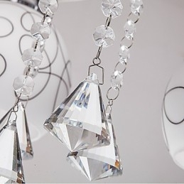 Candelabru Modern Crystal Living 8 lumini