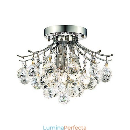 Lumini moderne cu 3 lumini, cu pere de cristal Lumini moderne cu 3 lumini, cu pere de cristal