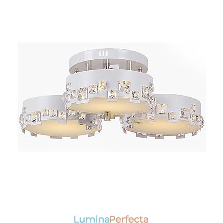 Montaj din metal cu pictură în cristal modern contemporan Montaj din metal cu pictură în cristal modern contemporan