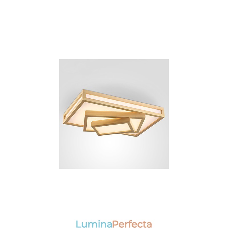 Pictură în stil mini modern contemporan, lemn, bambus, montaj încastrat