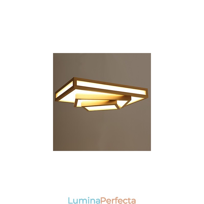 Pictură în stil mini modern contemporan, lemn, bambus, montaj încastrat