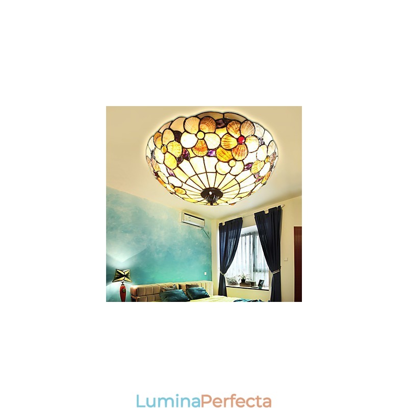 Scoicile Mării Mediterane Absorb Coșul Rural de Lumină Dom 50 Cm în Diametru