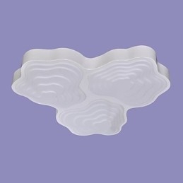 Plafoniere 3 lumini Placare artistică din oțel inoxidabil