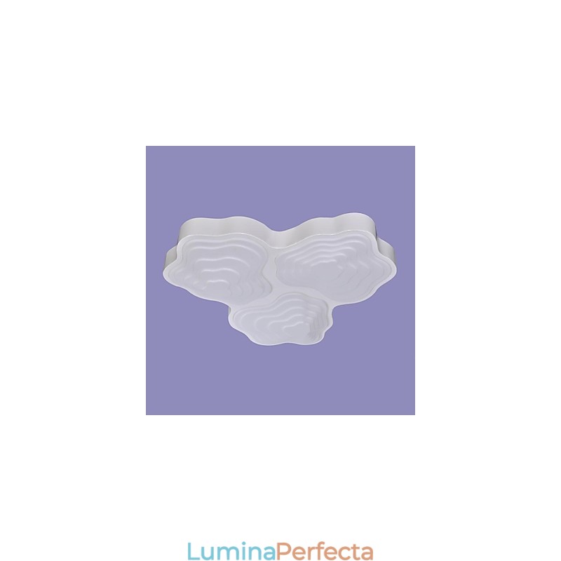 Plafoniere 3 lumini Placare artistică din oțel inoxidabil