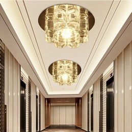 Montaj încastrat din cristal modern contemporan