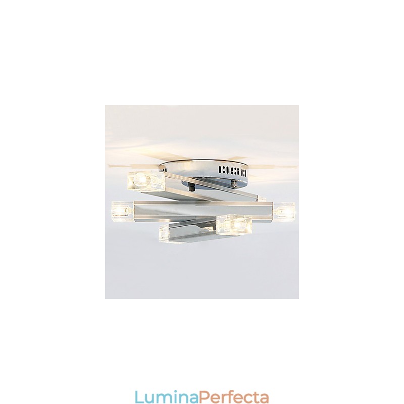 Plafoniera modernă cu 6 lumini în design șic
