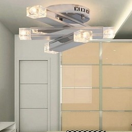 Plafoniera modernă cu 6 lumini în design șic