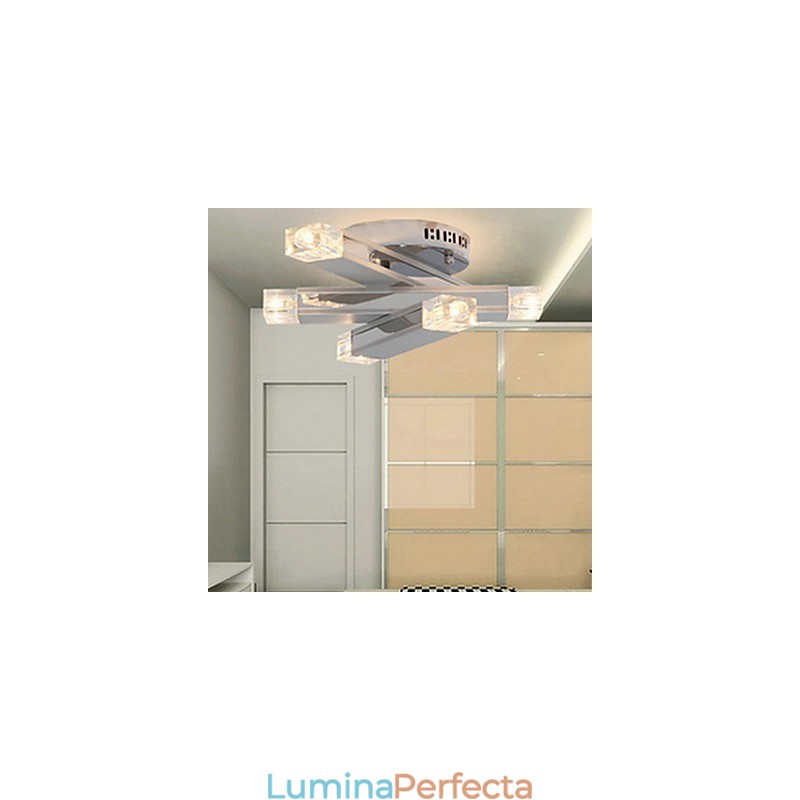 Plafoniera modernă cu 6 lumini în design șic
