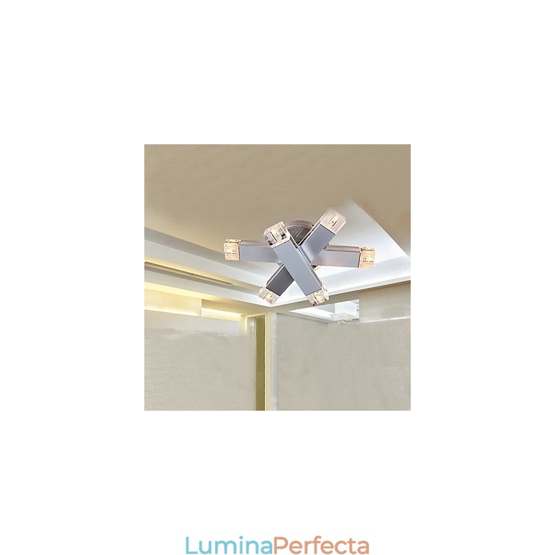 Plafoniera modernă cu 6 lumini în design șic