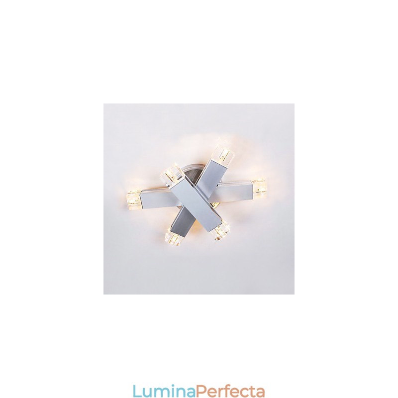 Plafoniera modernă cu 6 lumini în design șic