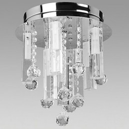 Plafoniera din cristal cu 8 lumini