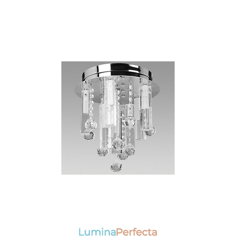 Plafoniera din cristal cu 8 lumini