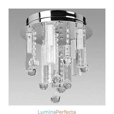 Plafoniera din cristal cu 8 lumini Plafoniera din cristal cu 8 lumini