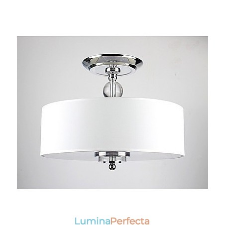 Montaj elegant Crytal cu 6 lumini în umbră cilindru Montaj elegant Crytal cu 6 lumini în umbră cilindru
