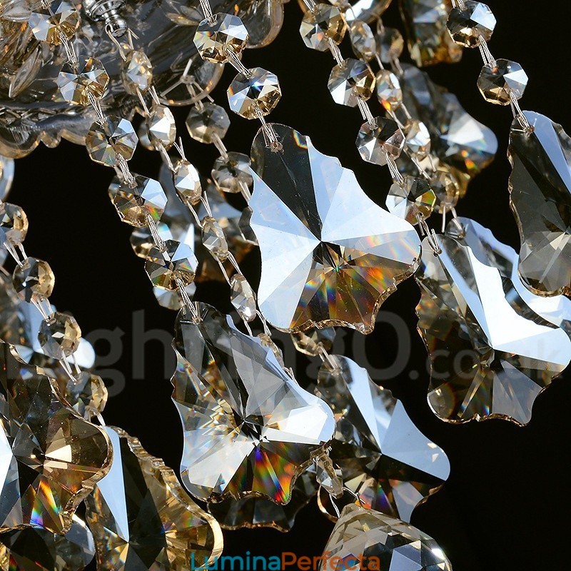 Cognac Cristal Culoare Lampă suspendată Cristal Modern Contemporan Tradițional Clasic Retro Lantern Country