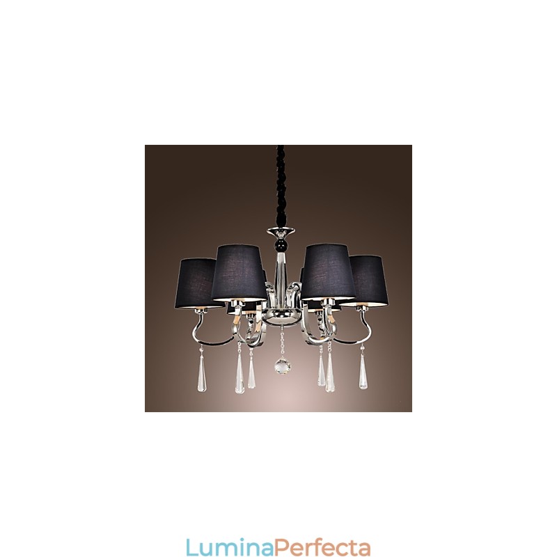 Modern Contemporan Tradițional Clasic Rustic Lodge Vintage Island Candelabru din metal cromat