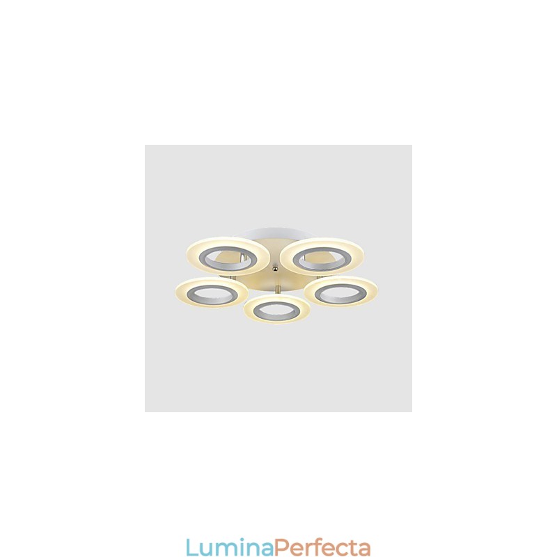 Lampă modernă din cerc din acrilic