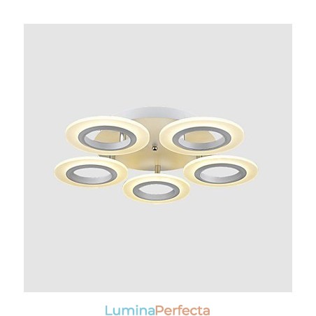 Lampă modernă din cerc din acrilic