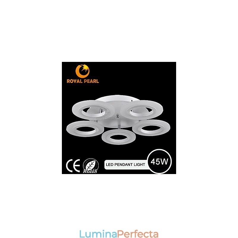 Lampă modernă din cerc din acrilic