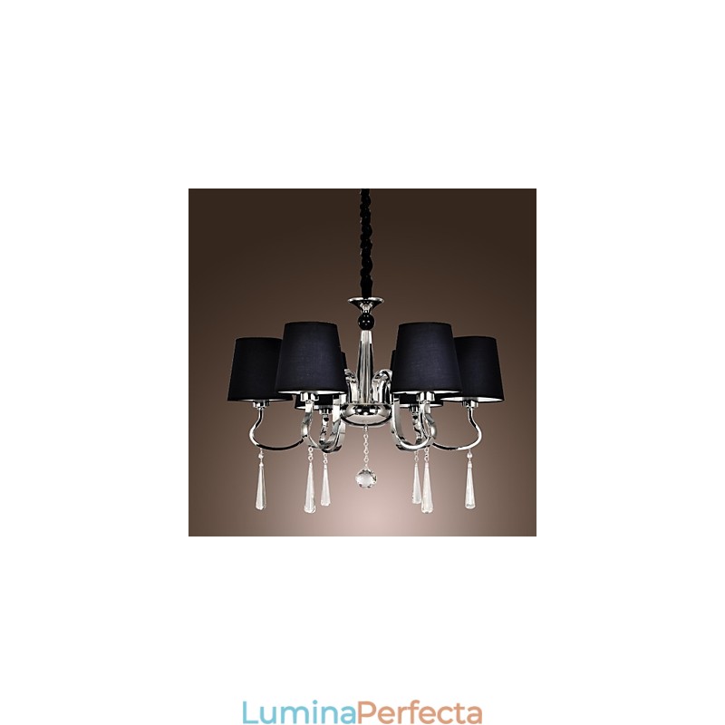 Modern Contemporan Tradițional Clasic Rustic Lodge Vintage Island Candelabru din metal cromat