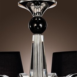 Modern Contemporan Tradițional Clasic Rustic Lodge Vintage Island Candelabru din metal cromat