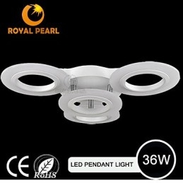 Lampă suspendată modernă, cu patru capete, acrilic