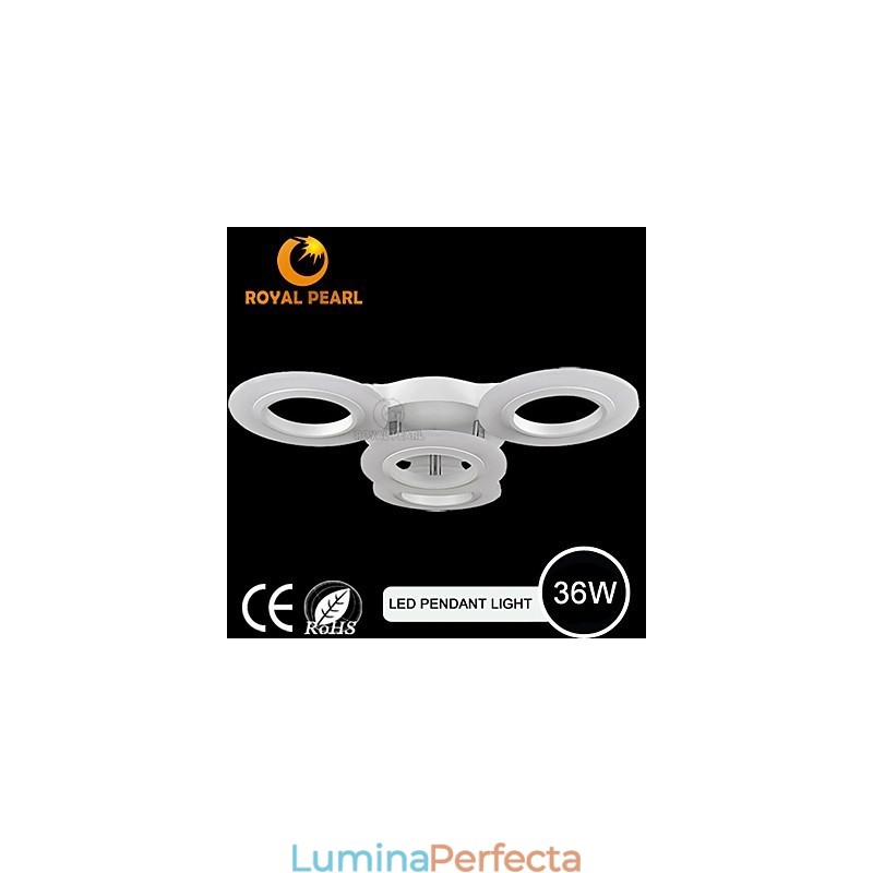 Lampă suspendată modernă, cu patru capete, acrilic